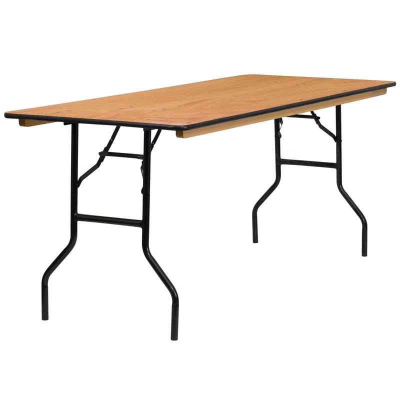 Flash Furniture Wofford Rectangular Wooden Folding Training and Event Table