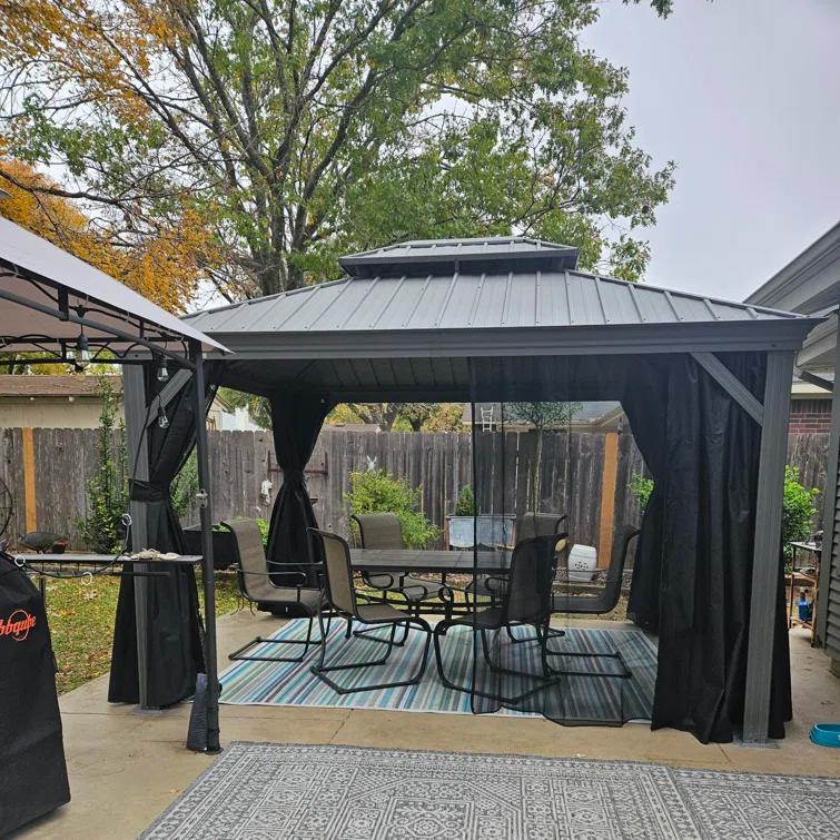 Purple Leaf Purple Leaf Aluminum Patio Gazebo