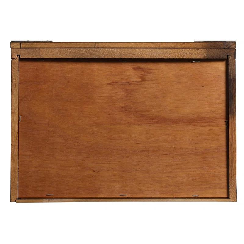 Decker 78.75'' H Solid + Manufactured Wood