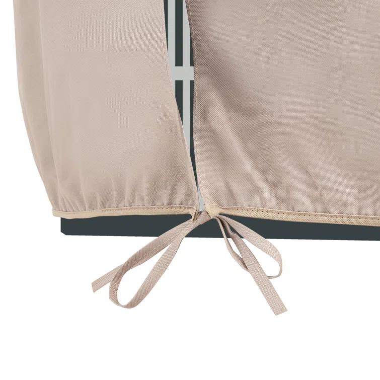 Modern Leisure Modern Leisure Chalet Round Air Conditioner Cover, 34" Diameter x 30"H, Beige