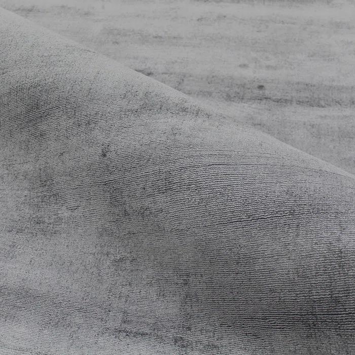 LOOMY Hand-Loomed Silk Concrete Gray Area Rug