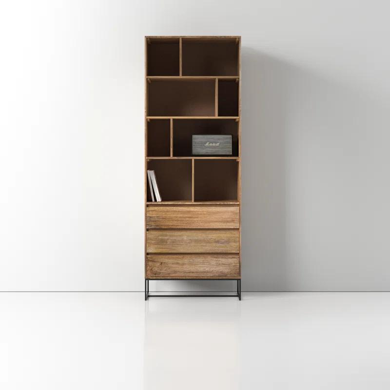 Ascent 86.5" H x 31.5" W Iron Standard Bookcase