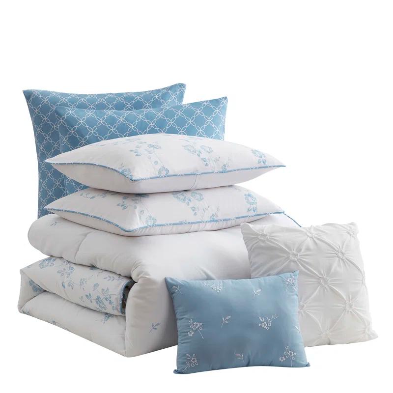 Sweet Home Collection Adeline 7 Piece Comforter Set
