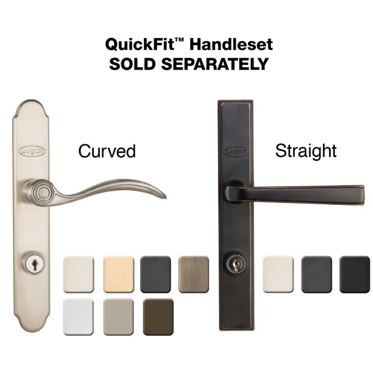 LARSON Platinum Interchangeable Full Glass Storm Door with Low-E (handle sold separately)