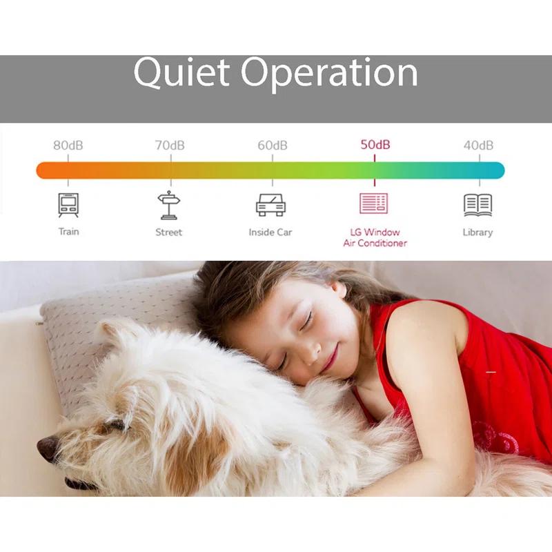 LG LG 12000 BTU Wi-Fi Connected Window Air Conditioner for