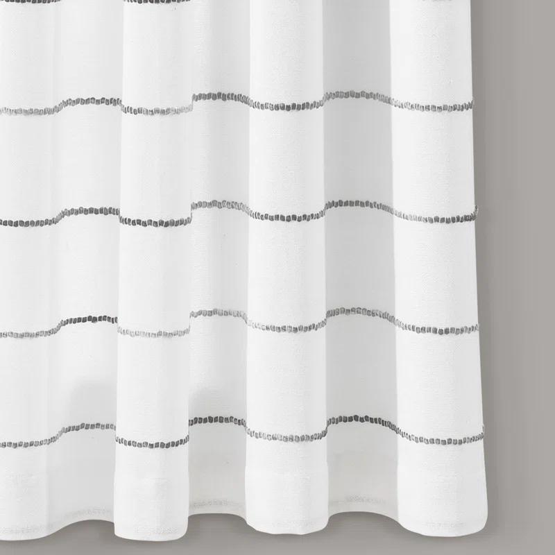 Lush Decor Reyna Semi Sheer Curtain Pair (Set of 2)