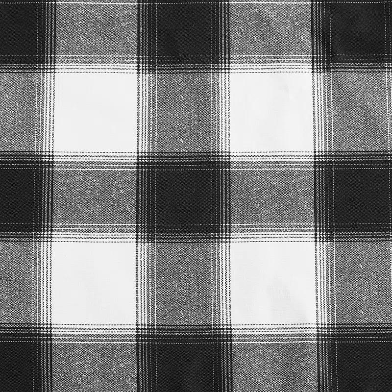 Eddie Bauer Eddie Bauer Canyon Plaid White Pole Top Window Valance