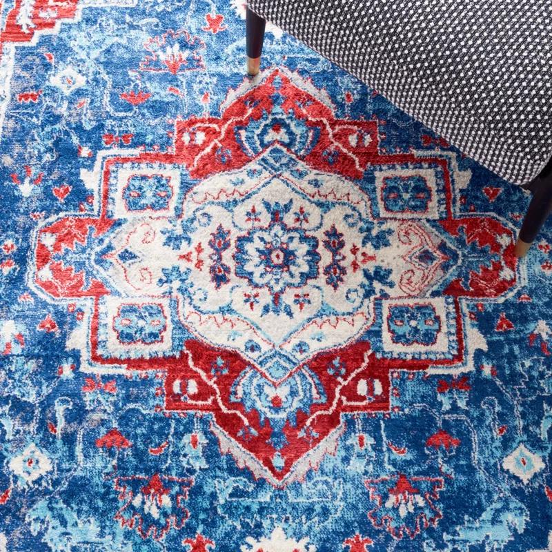 Kelly Clarkson Home Camila 851 Area Rug In Navy / Red