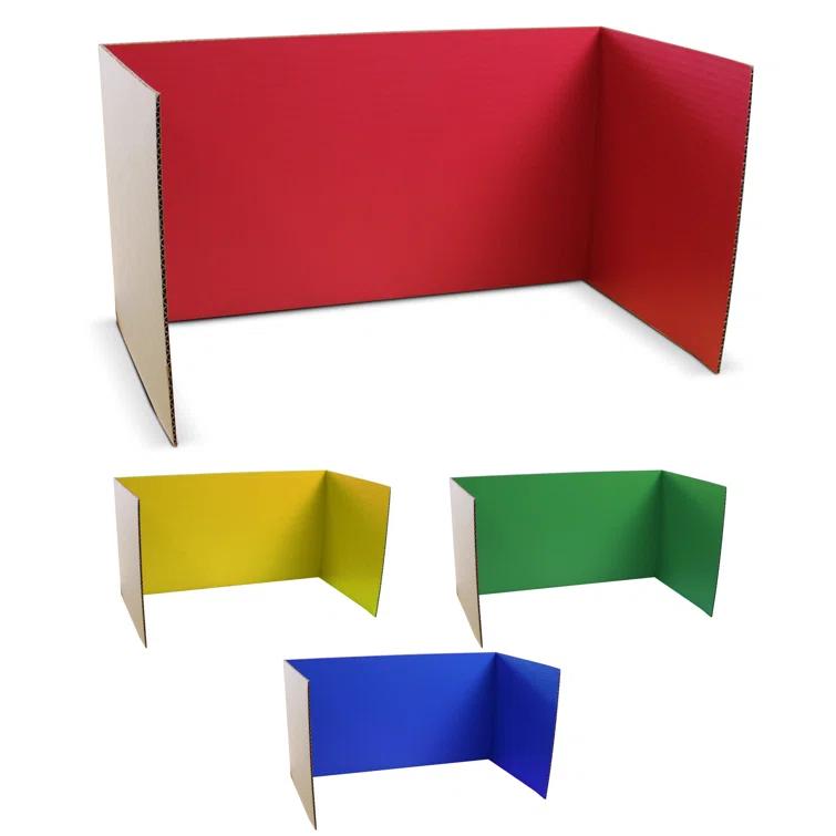 Flipside Flipside Cardboard Study Carrel (Set of 24)
