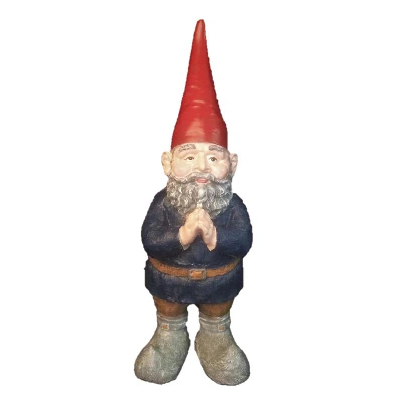 HomeStyles Old World Gnomes Mordecai Praying Hands Gnome Garden Statue