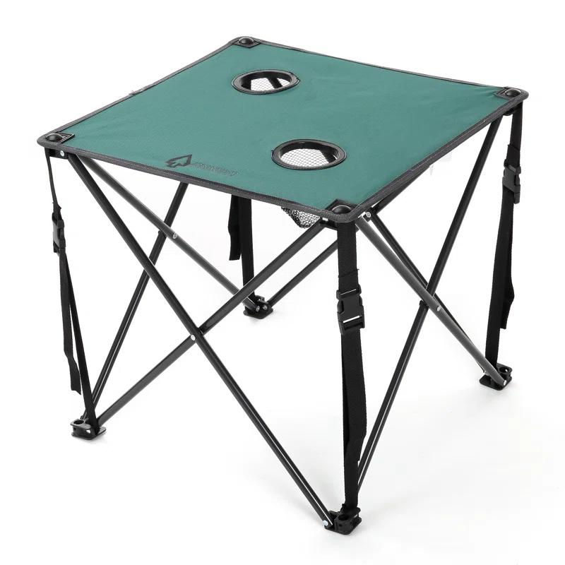 ARROWHEAD Outdoor Square Fabric Outdoor Folding Camping Table