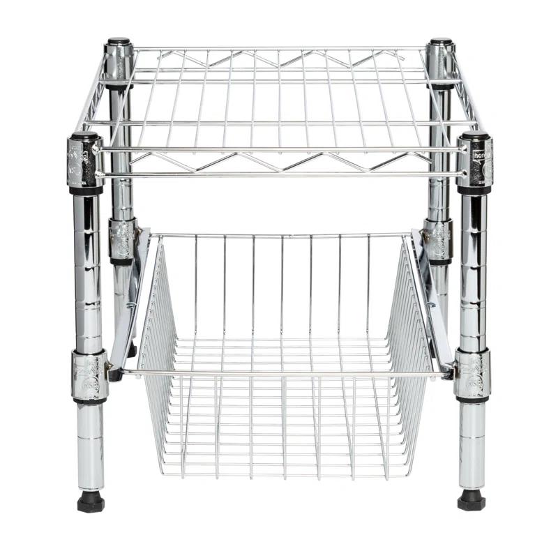 Rebrilliant Calin Cabinet Shelving Rack