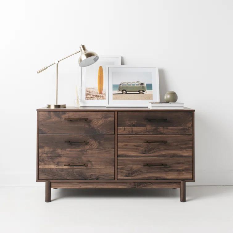 Millwood Pines Dudzik 59'' W 6 - Drawer Dresser