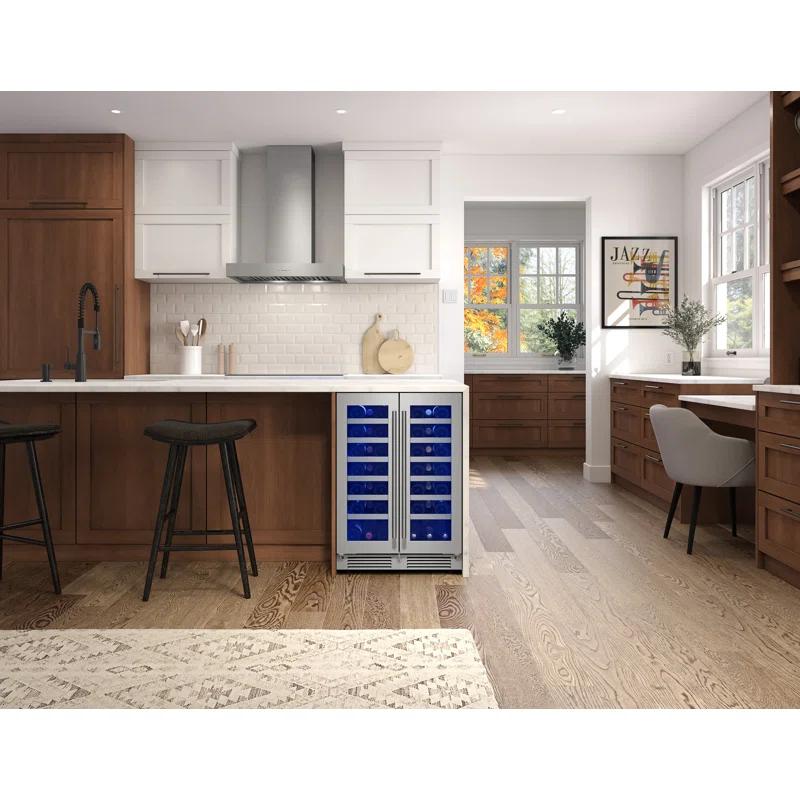 Zephyr Presrv 24" 42-Bottle Dual Zone Wine Cooler