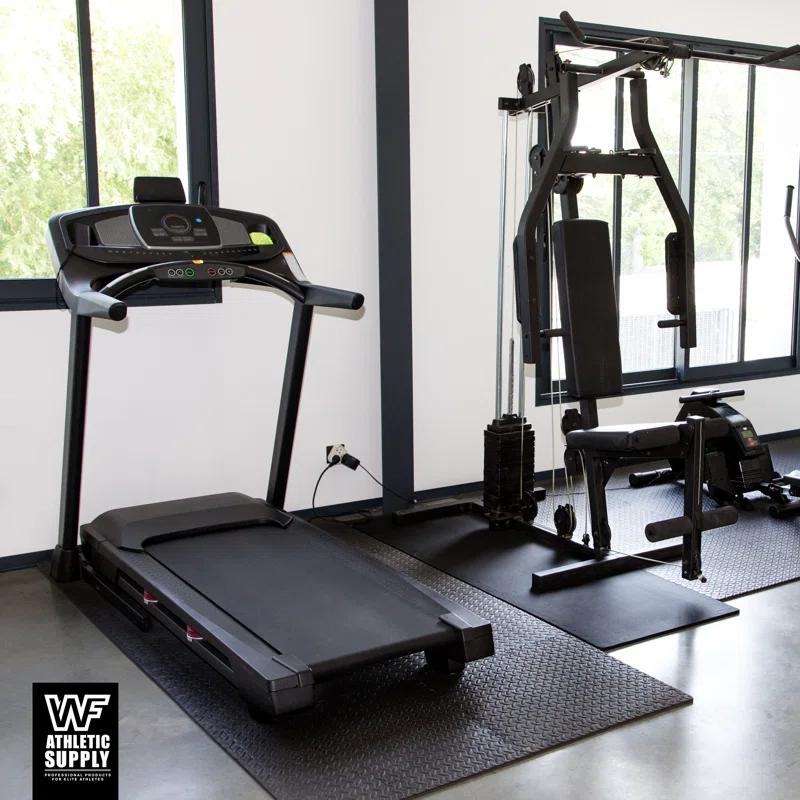 Extra Thick Interlocking Exercise Foam Mats, 3/4-Inch Thickness Gym Flooring Tiles (72 SQ. FT)