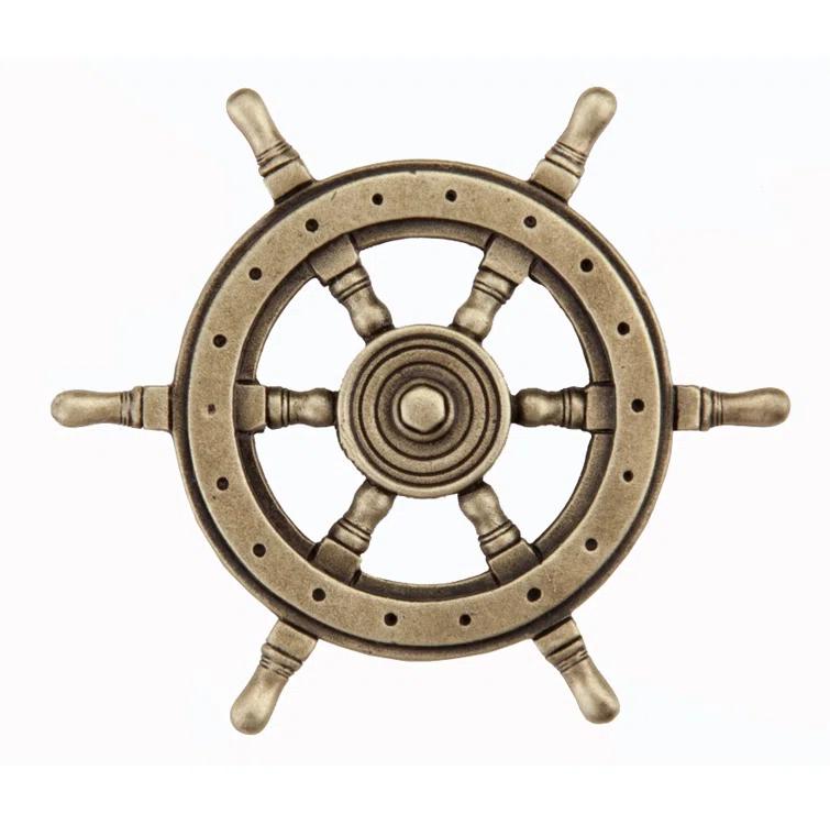 Acorn Ship's Wheel Cabinet Knob