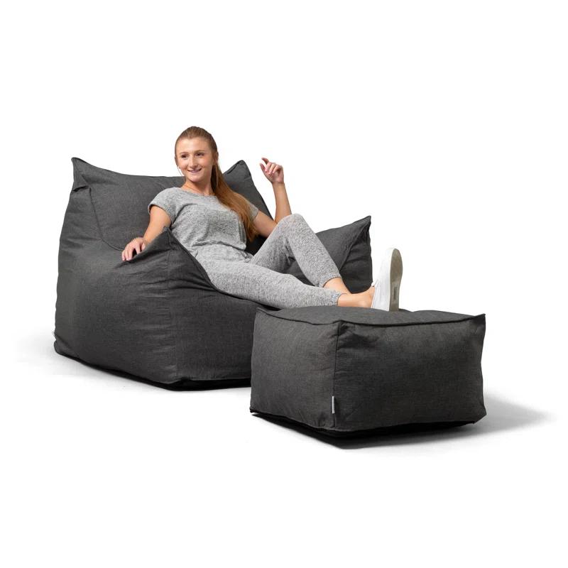 Big Joe Upholstered Pouf