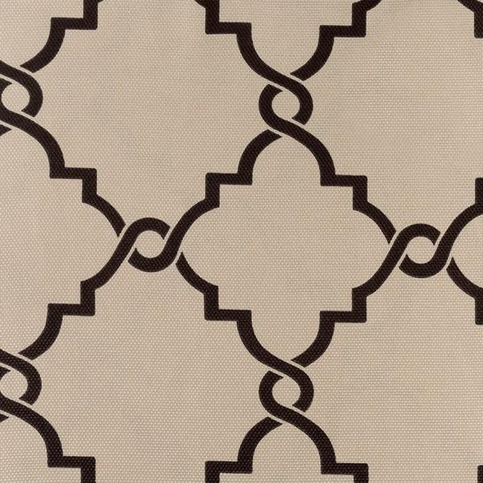 Madison Park Fretwork Print Grommet Top Single Window Curtain Panel