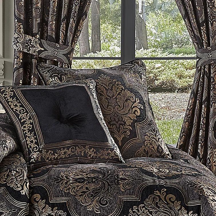 Five Queens Court Willow Square Decorative Throw Pillow