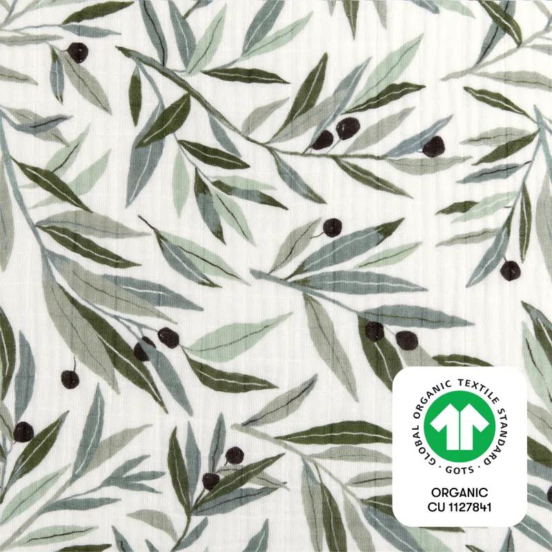 Olive Branches Fitted Crib Sheet