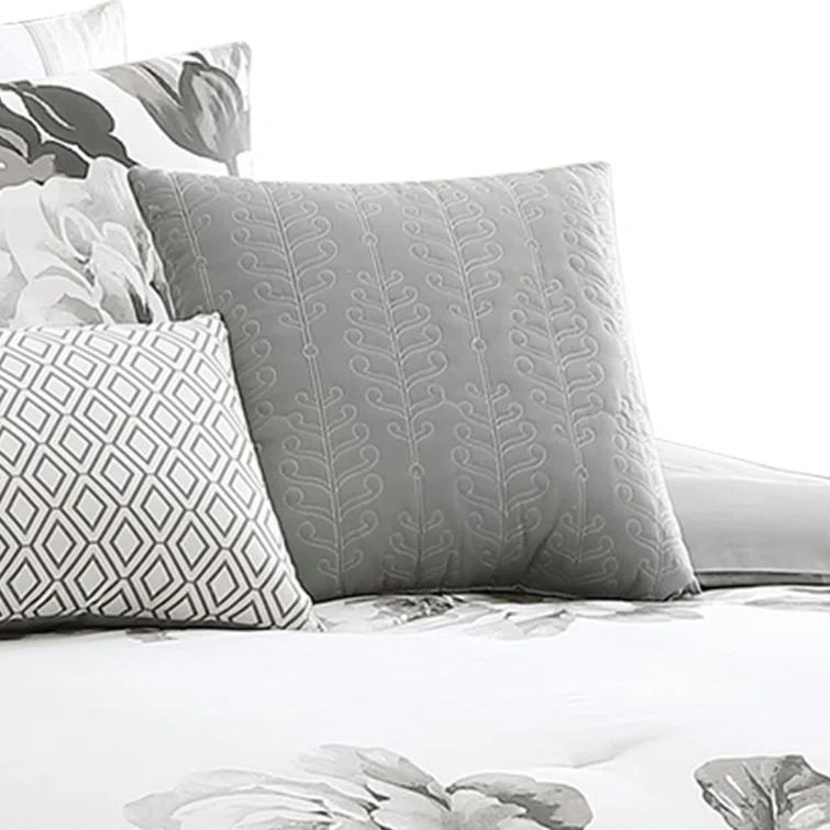 Benjara Cotton Blend 7 Piece Comforter Set