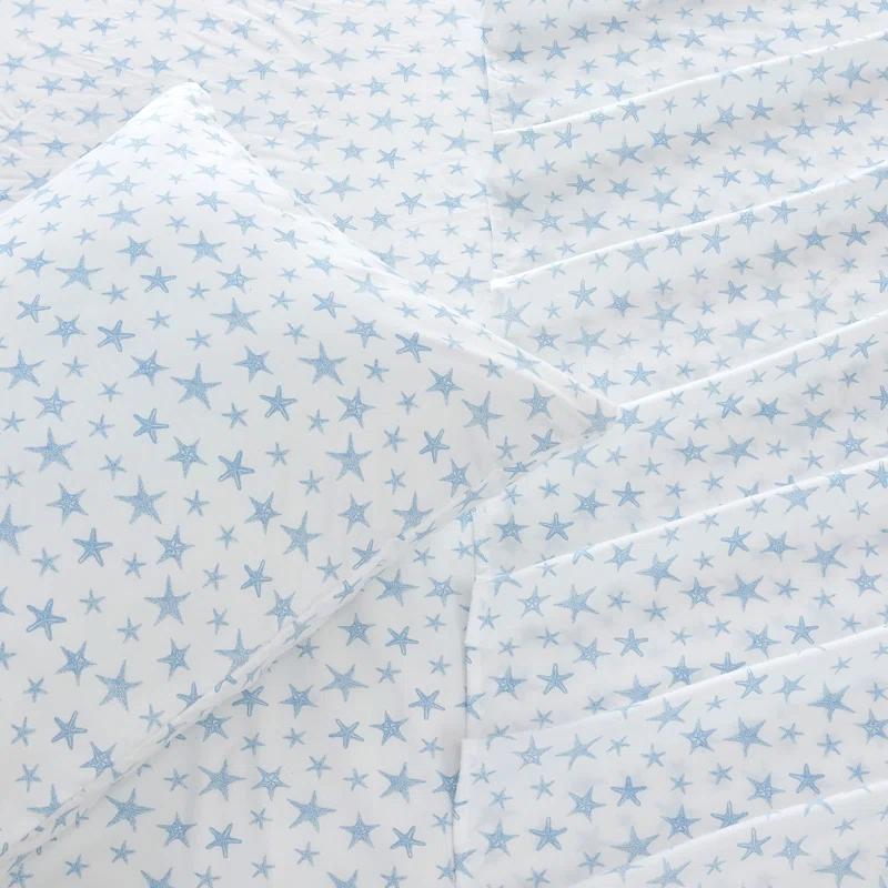 Ultra Soft Coastal Printed Microfiber Sheet Set