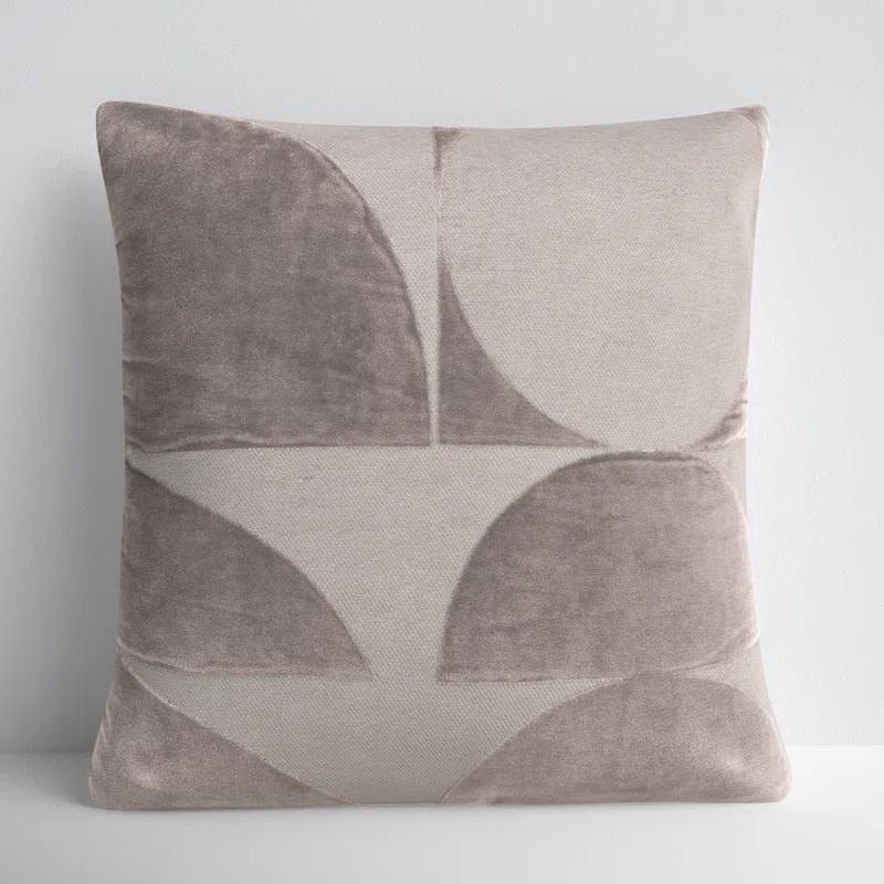 Joshelin Embroidered Cotton Throw Pillow