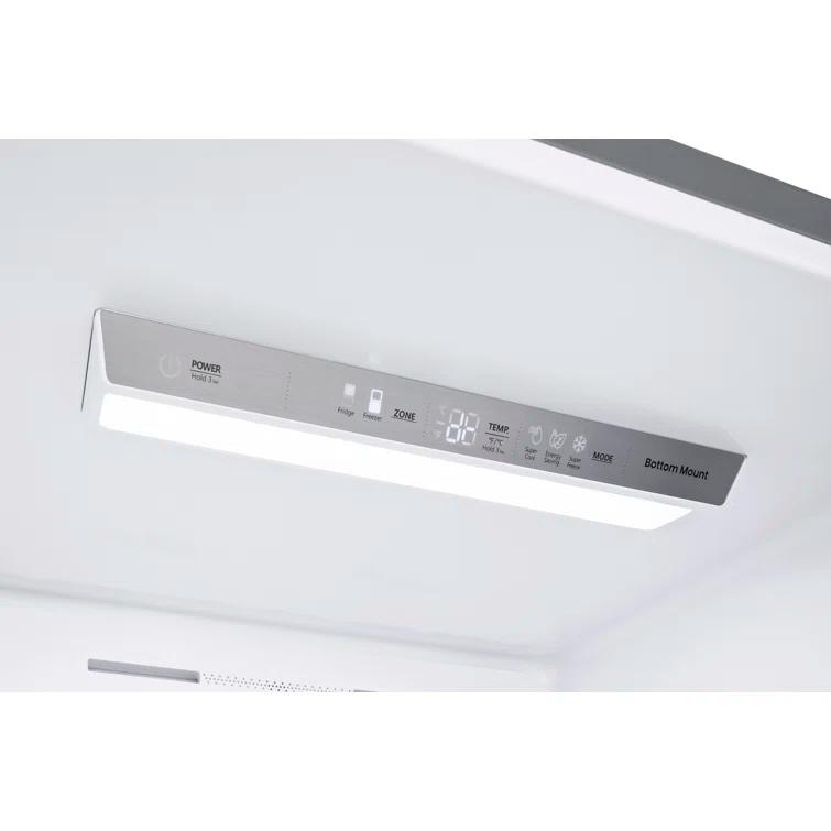 Summit Appliance Summit Appliance 28" 14.6 Cubic Feet Energy Star Bottom Freezer Refrigerator FFBF279SSX