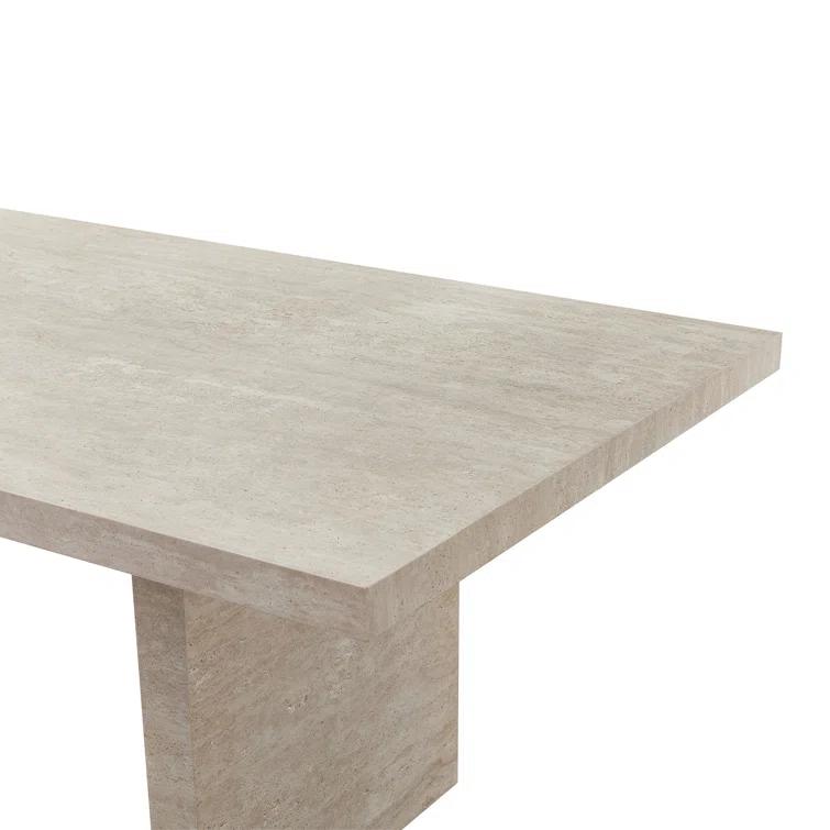 Phillips Collection Old Lumber Dining Table, Roman Stone