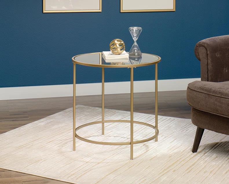 Claire Round Metal Side Table