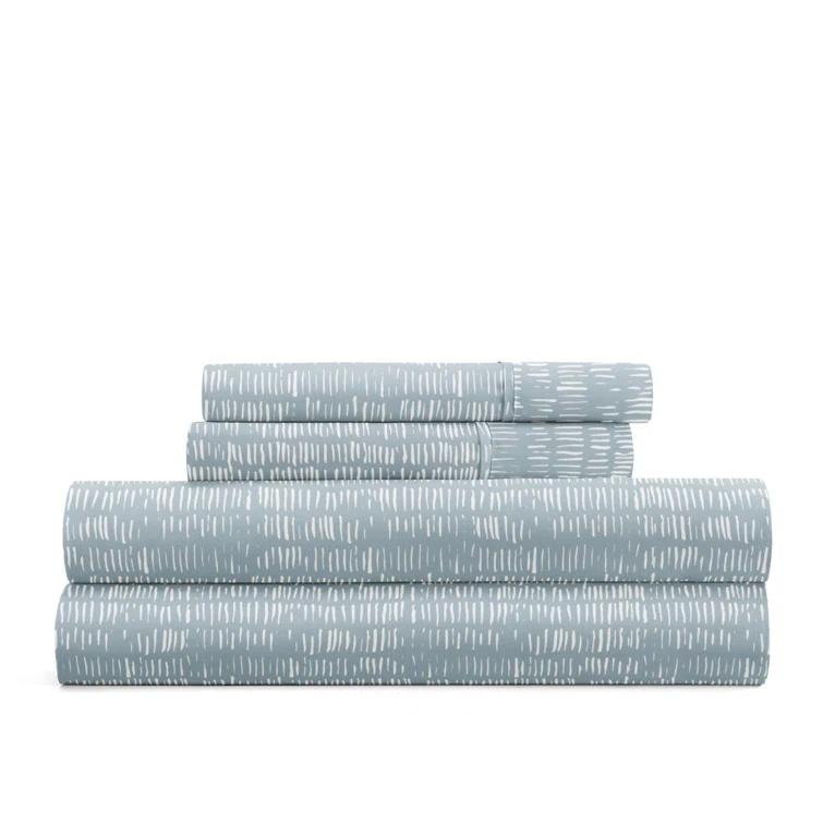 IEnjoy Home 4 Piece Delicate Details Pattern Sheet Set & Reviews | Wayfair