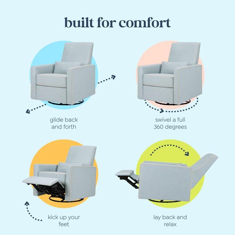 Piper Swivel Reclining Glider