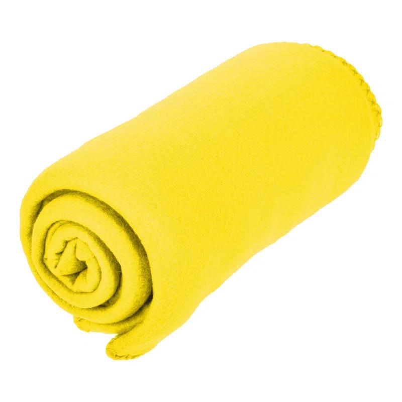 Imperial Home Cozy Comfort 50 x 60 Inch Cozy Fleece Throw Blanket