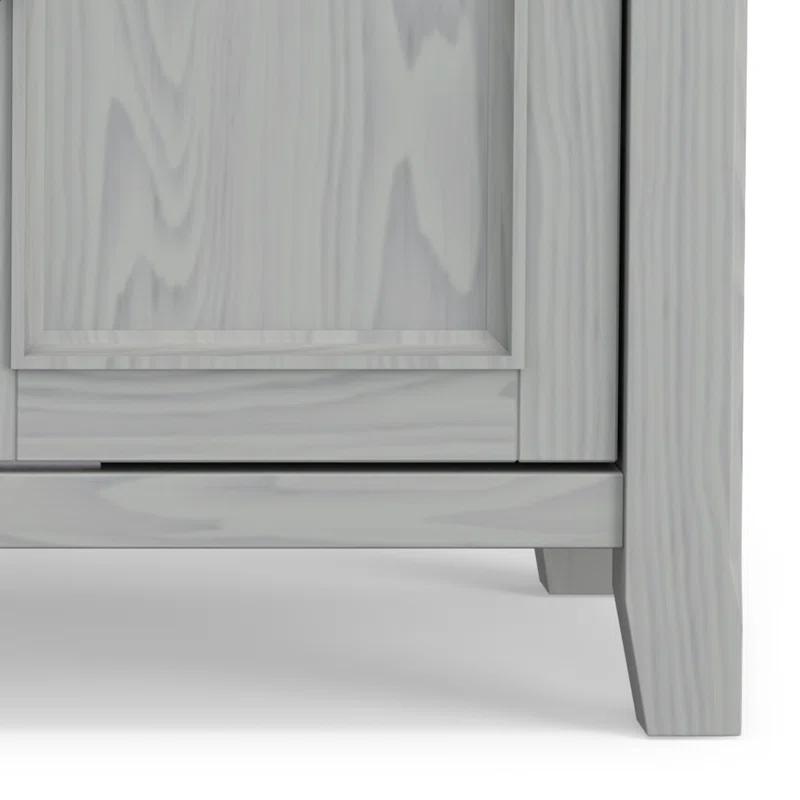 Simpli Home Amherst SOLID WOOD TV Media Stand  For TVs up to 60 inches