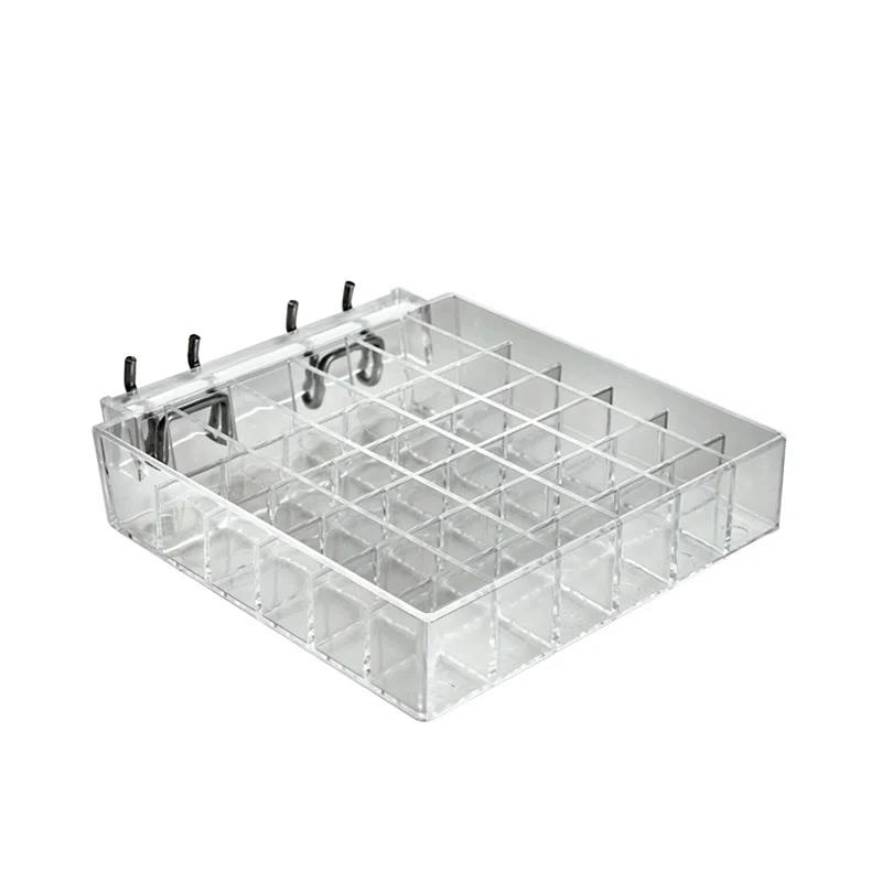 Azar Displays 36-Compartment Tray - square slot .625" Diameter, 2-Pack (Set of 2)