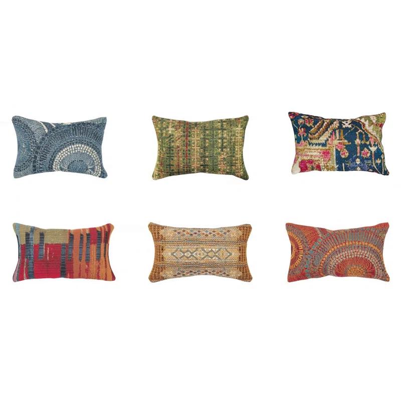 Marina Abstract Indoor/Outdoor Throw Pillow