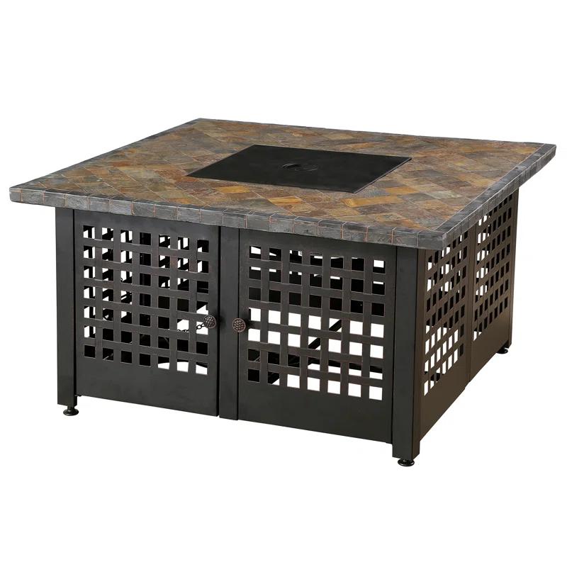 Endless Summer Elizabeth by Endless Summer, Square LP Gas Fire Pit