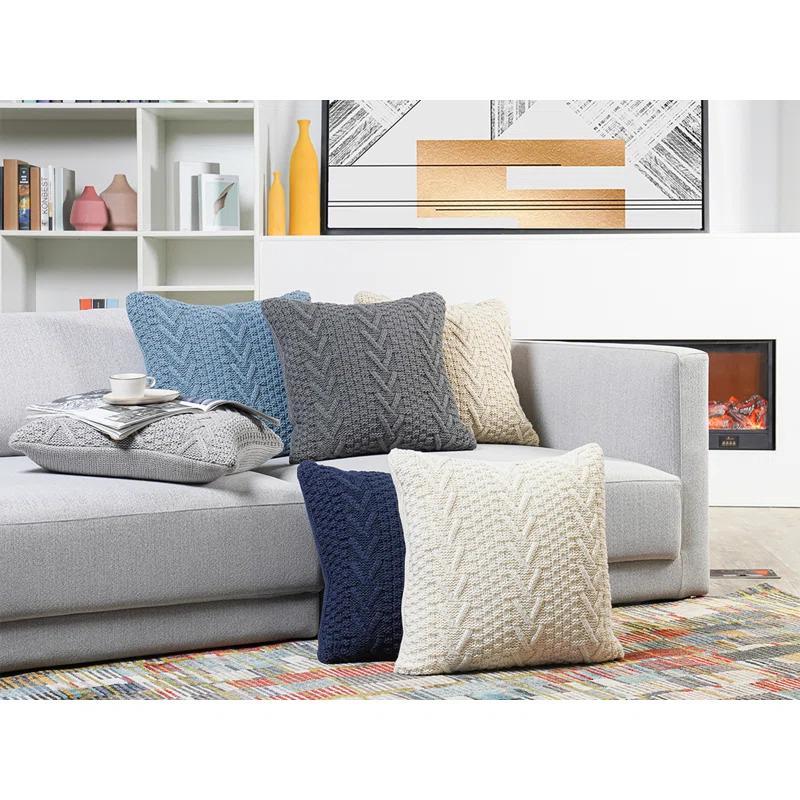 EverGrace Ratree Chunky Reversible Throw Pillow