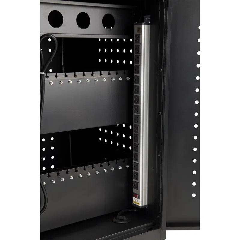 Learniture 30-Device Lockable Mobile Charging Station for Laptops and Tablets