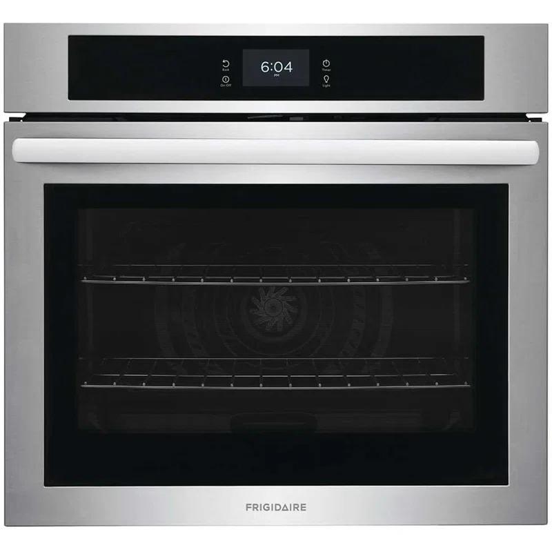 Frigidaire 30" 5.3 cu. ft Self-Cleaning Convection Electric Single Wall Oven FCWS3027AS