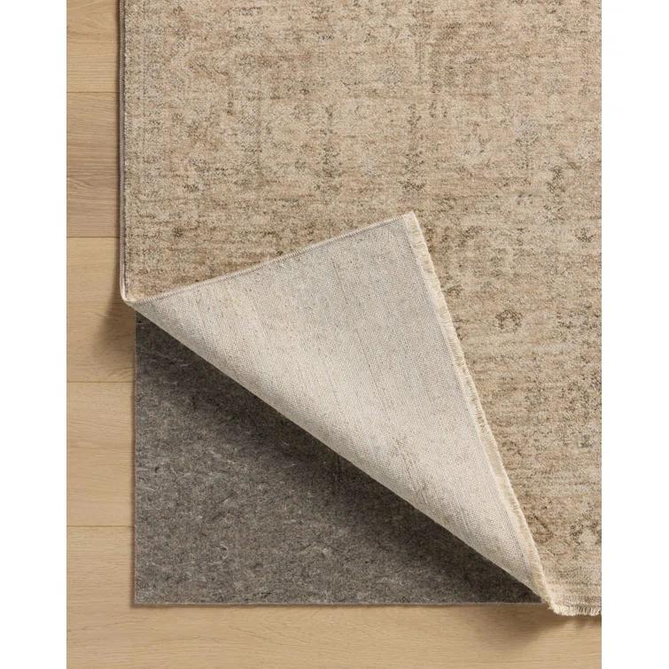 Junie II Rug Magnolia Home by Joanna Gaines x Loloi - Oatmeal and Smoke / 7'10" x 10'2"