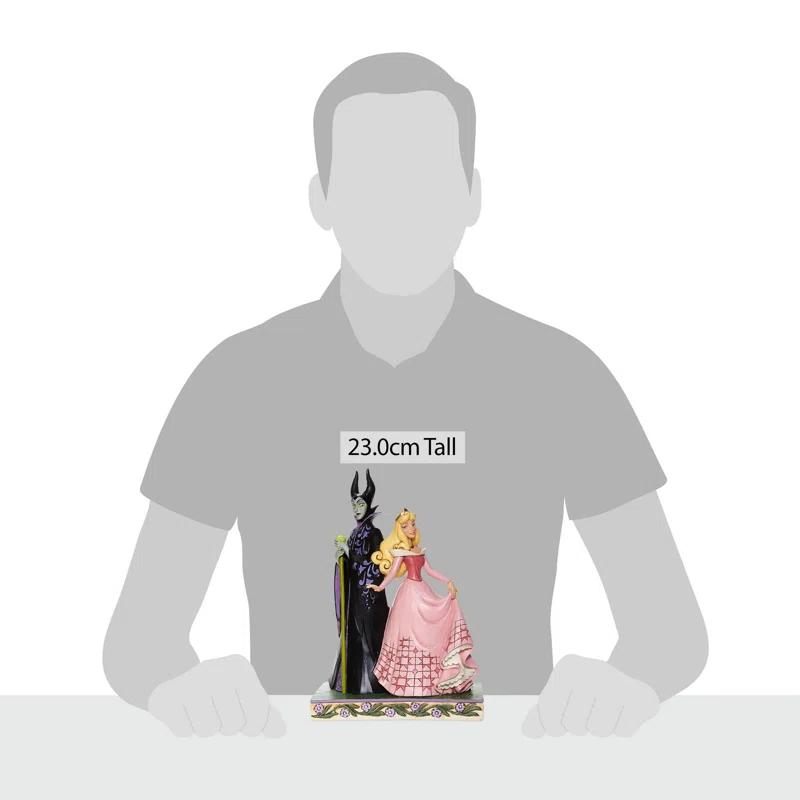 enesco Disney Traditions Jim Shore Aurora & Maleficent Figurine 9in H