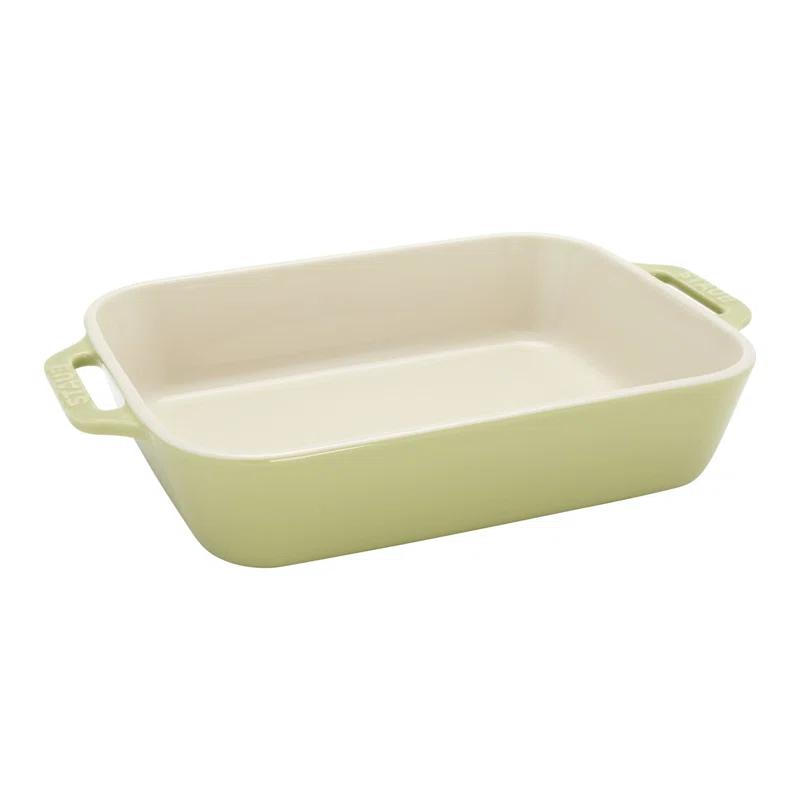 Staub Staub Ceramic 4-Pc Baking Pans Set, Casserole Dish With Lid, Brownie Pan,