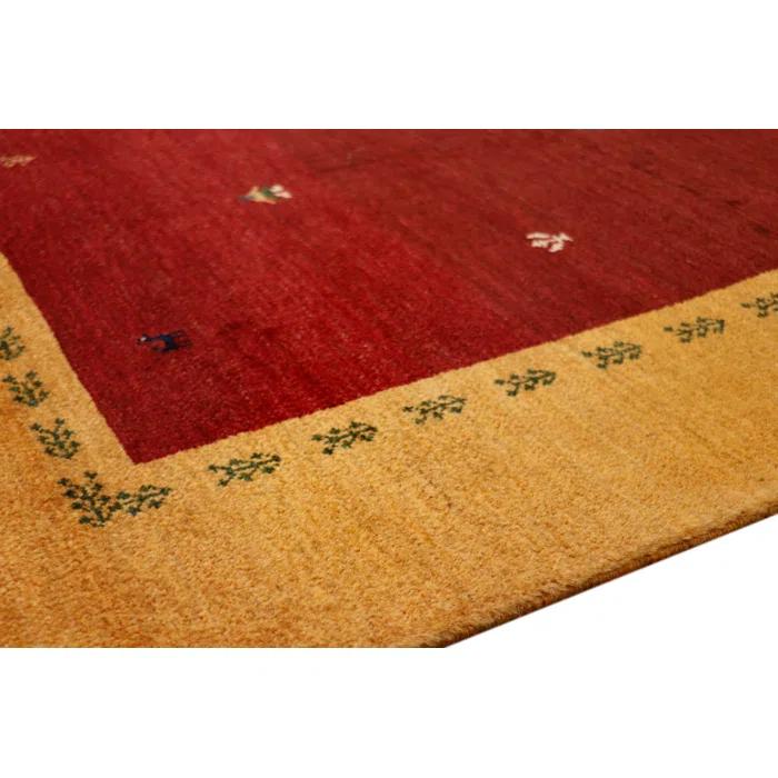 Pasargad Tribal One-of-a-Kind 3'5" X 4'9" New Age Wool Area Rug in