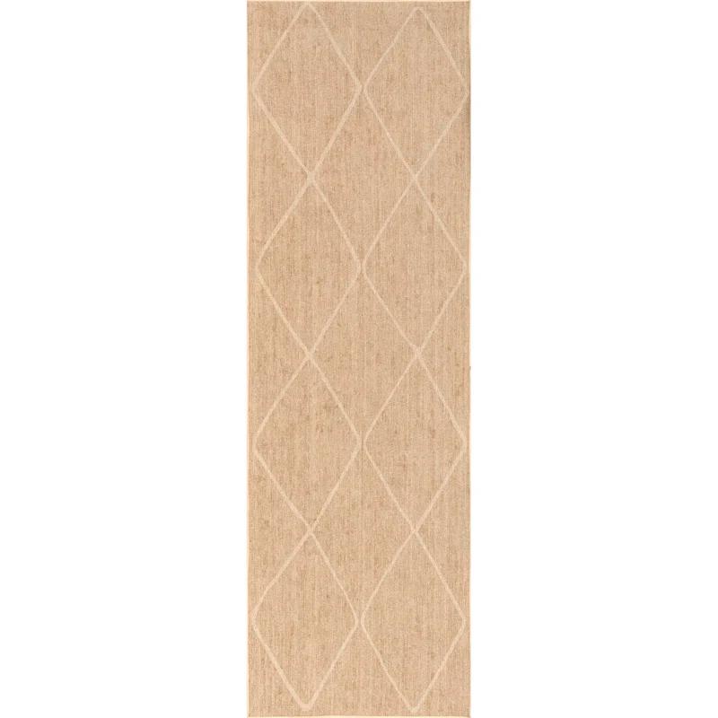 Foundry Select Dori SuperiorWash Tribal Easy-Jute Machine Washable Area Rug