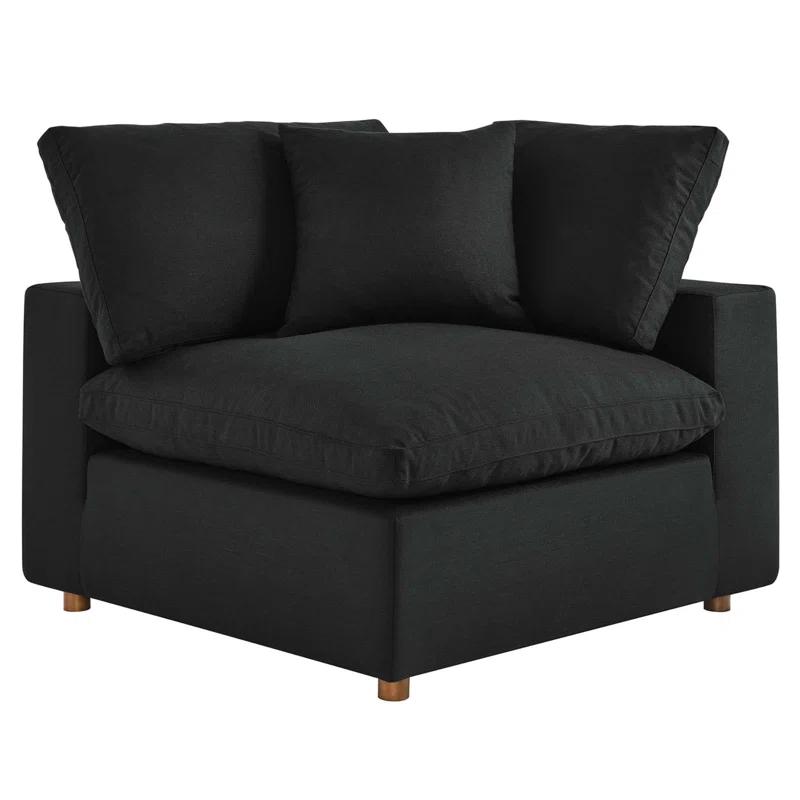 Modway Commix Down-Filled Overstuffed Upholstered Sectional Sofa Set, 8 Piece U Shape | Wayfair