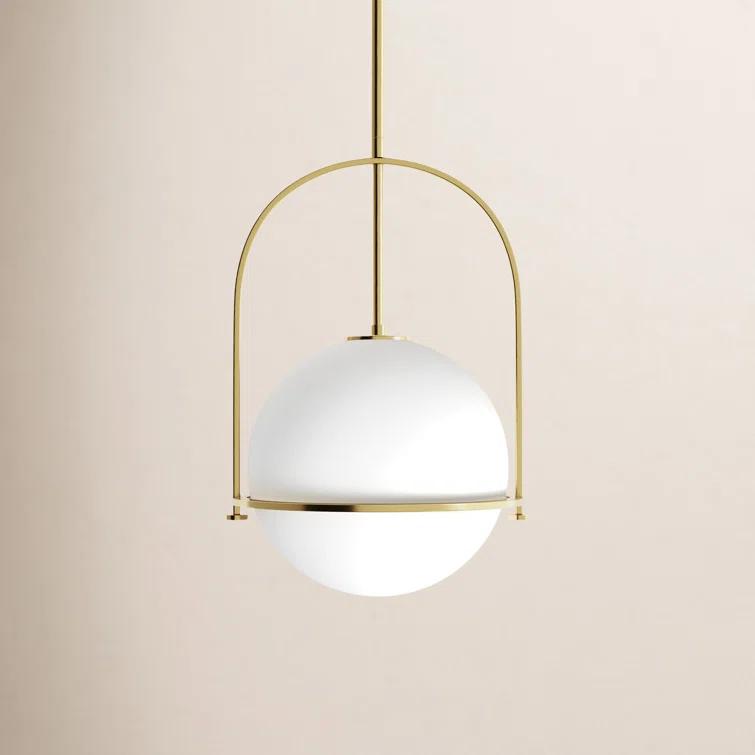 Arie Single Light Pendant w/ Globe Shade
