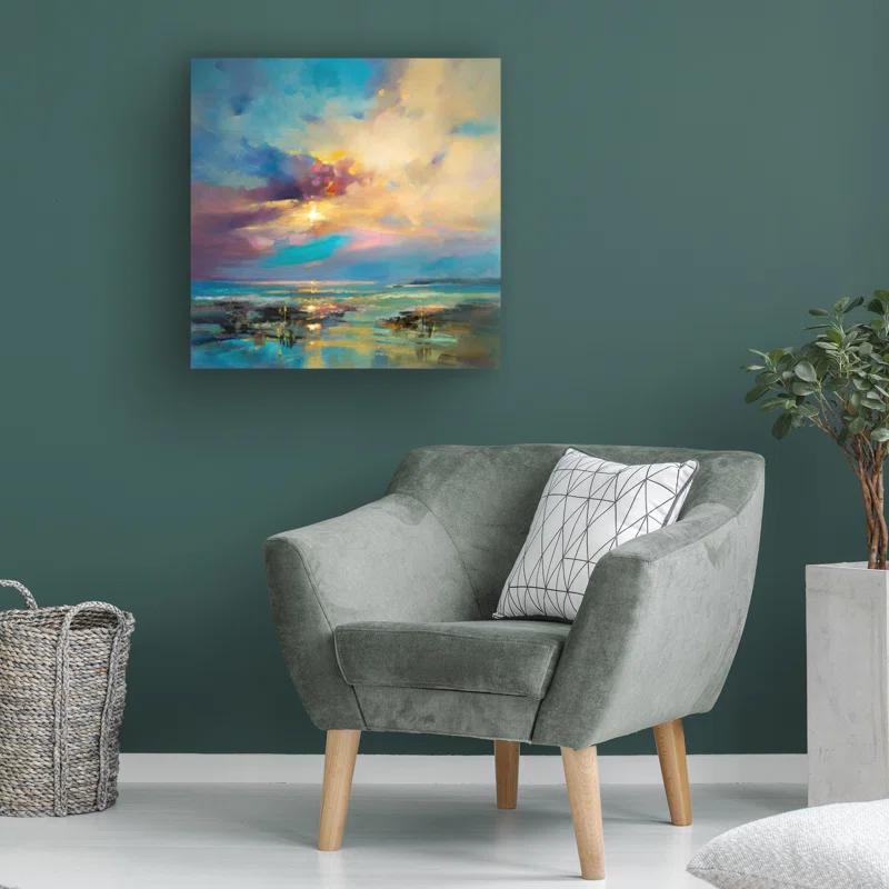 Highland Dunes " Before Nightfall " by Kasia Bruniany Painting Print