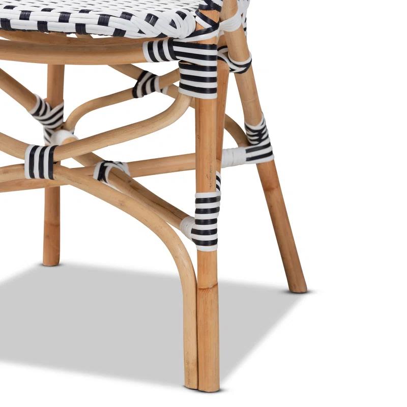 Wholesale Interiors 4 Person Plastic and Rattan Dining Set