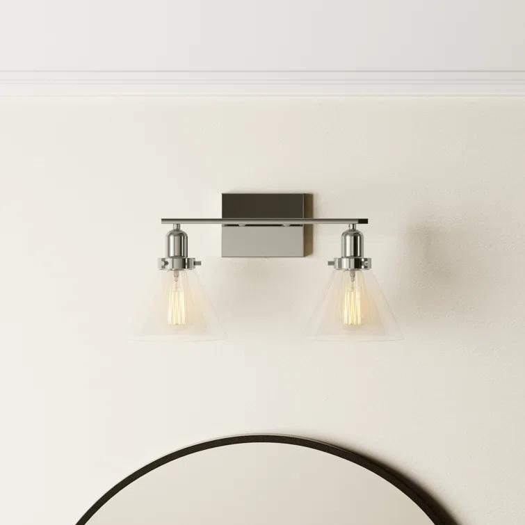 Catalina 2 Light Transparent Dimmable Vanity Light